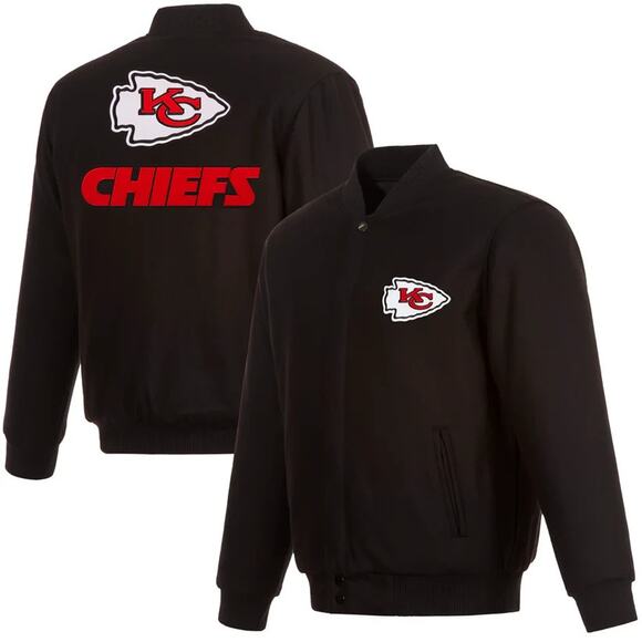 Kansas City Chiefs (NFL)  Reversible All-Wool Jacket - Picture 1 of 7